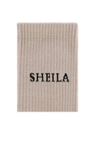 Sheila - Damskie Skarpety unisex beżowo/czarne z logo
