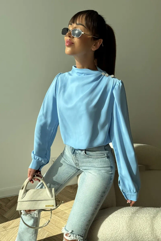 Sheila Select - Damska Bluzka niebieska 'Aleta Blue'